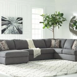 Ashley Sectionals Jayceon 3-Piece Sectional - Steel