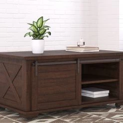 Ashley Camiburg - Warm Brown - Rectangular Cocktail Table Living Room