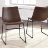 Ashley Centiar Brown/Black Dining Upholstered Side Chair