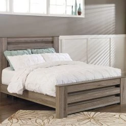 Ashley Zelen Queen Poster Bed