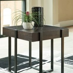 Ashley Drewing - Light Brown - Square End Table Living Room