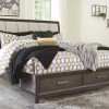 Ashley Brueban King Panel Bed With Storage Beds