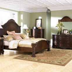 Ashley North Shore King Bed W/ Dresser & Mirror