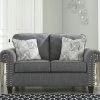 Ashley Living Room Agleno - Charcoal - Loveseat