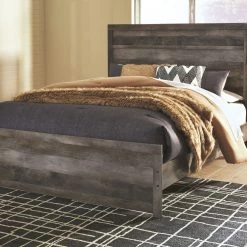 Ashley Wynnlow Queen Panel Bed - Gray