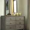 Ashley Arnett Dresser And Mirror - Gray Dressers