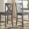 Ashley Caitbrook - Gray - Upholstered Barstool