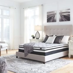 Ashley Mattresses 8 Inch Chime Innerspring Mattress & Foundation