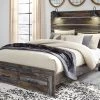 Ashley Beds Drystan Queen Bed With Storage Footboard - Multi