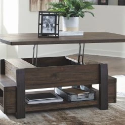 Ashley Living Room Vailbry - Brown - Lift Top Cocktail Table