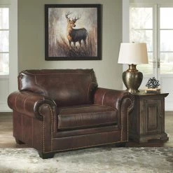 Ashley Living Room Roleson Walnut Chair And A Half