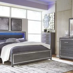 Ashley Bedroom Lodanna Dresser, Mirror, King Bed And Nightstand