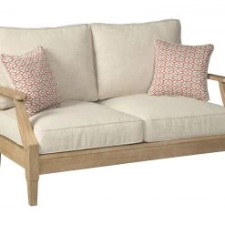Ashley Living Room Clare View - Beige - Loveseat W/Cushion