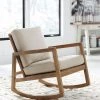 Ashley Novelda- Neutral Rocking Accent Chair