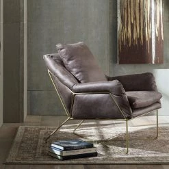 Ashley Crosshaven Dark Gray Accent Chair Chairs