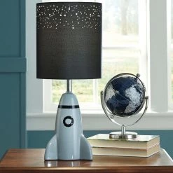 Ashley Accents Cale Gray/Black Ceramic Table Lamp (1/CN)