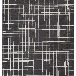 Ashley Jai Black/White Large Rug