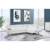 Global Blanche White 2-Piece Sectional
