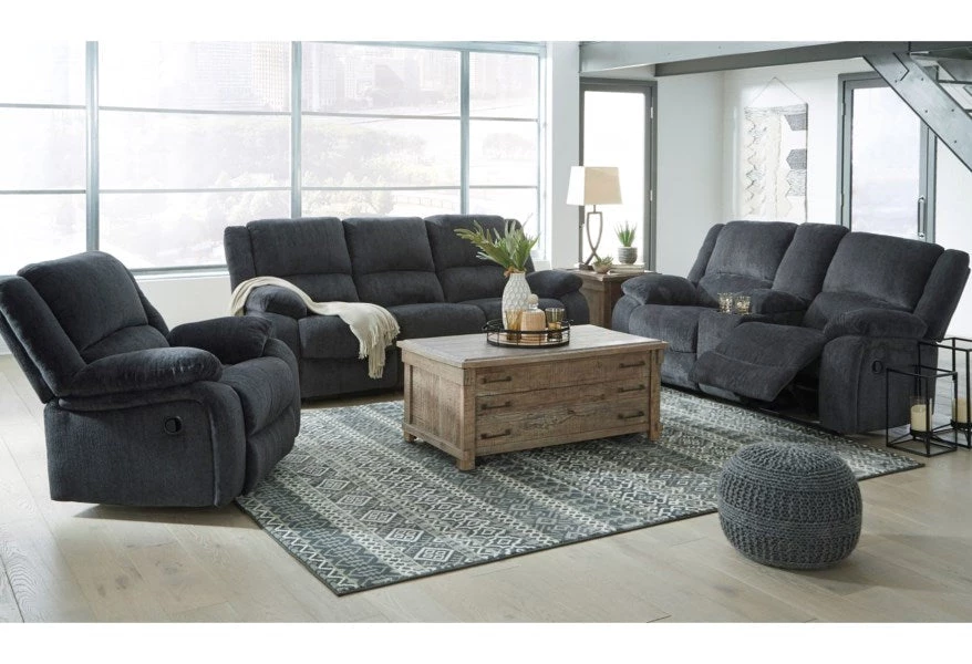 Ashley Draycoll Power Sofa Power Loveseat & Power Recliner