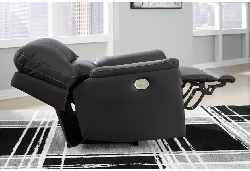 Ashley Henefer Power Recliner With Adjustable Headrest
