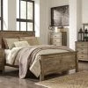 Ashley Bedroom Trinell - Brown Queen Bed W/ Dresser, Mirror & Nightstand