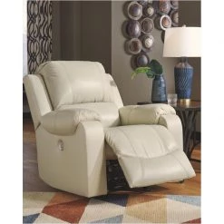 Ashley Rackingburg Cream Recliner
