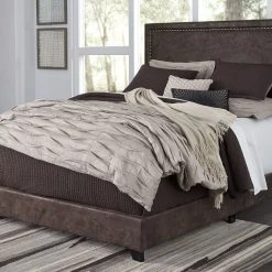 Ashley Dolante - Brown - Queen Upholstered Bed Bedroom