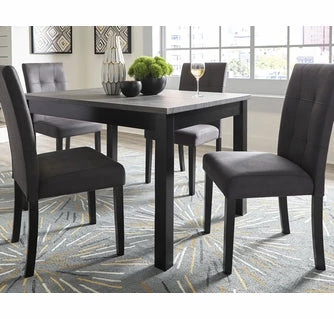 Ashley Dining Room Garvine Table & 4 Bar Stools 1 Ashley Dining Room Garvine Table & 4 Bar Stools